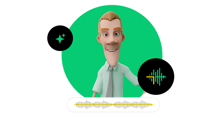 KI-Empfangsassistent von GoTo Connect – Sprachpersönlichkeit Michael.