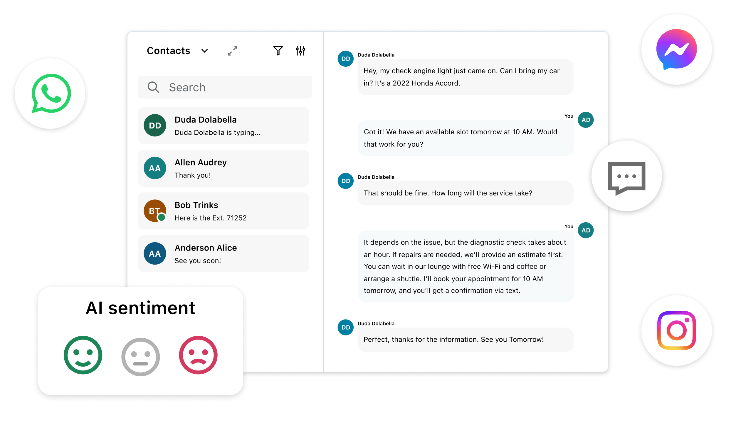 Deliver great customer experiences across every channel with GoTo Connect with monitor sentiment.