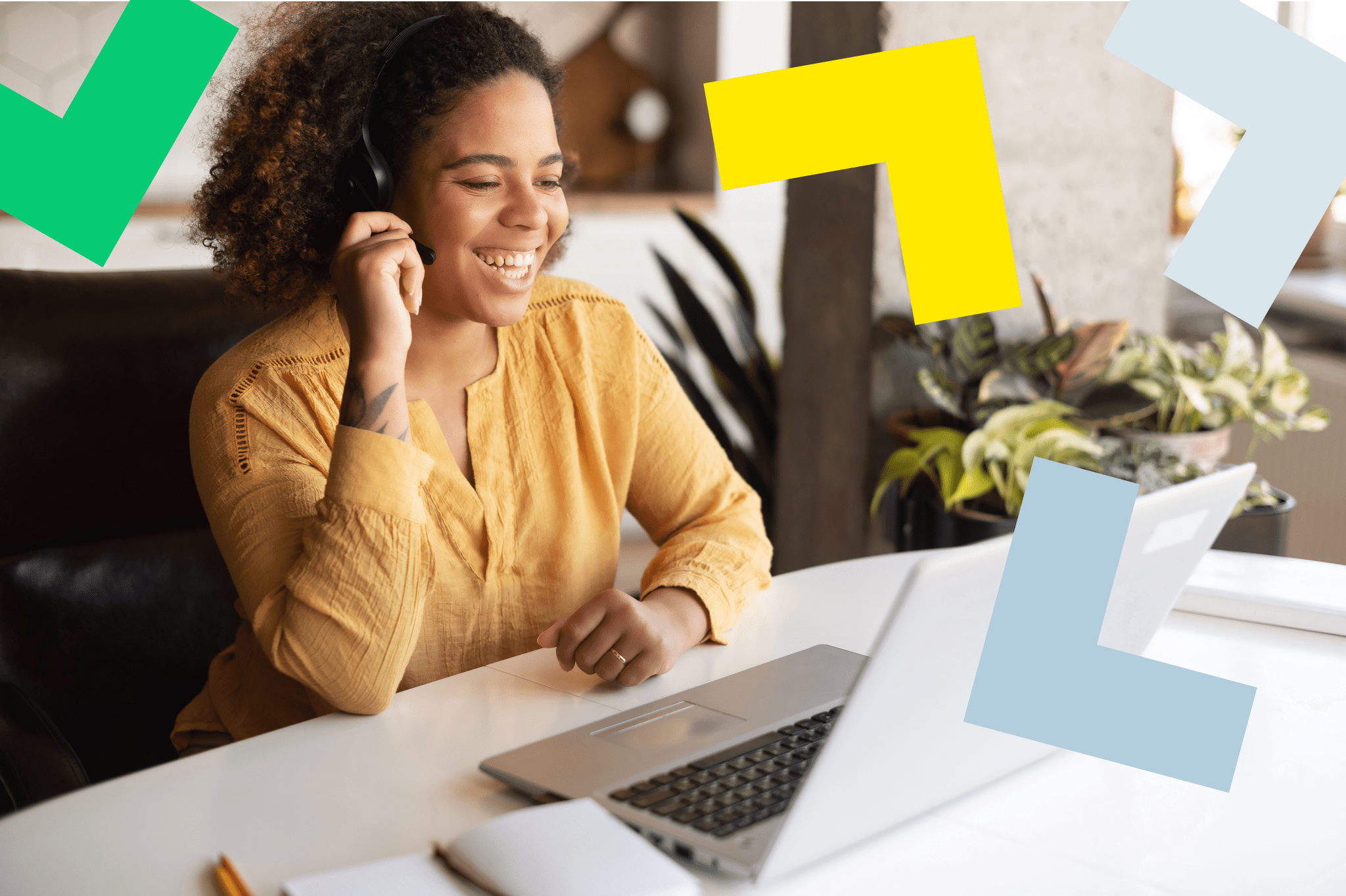 Mit GoTo Connect auf einem Mobilgerät einen Anruf empfangen und gleichzeitig am Laptop arbeiten