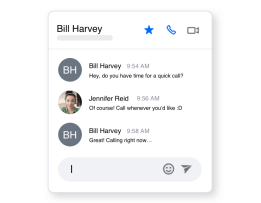 GoTo Connect-Chatfenster